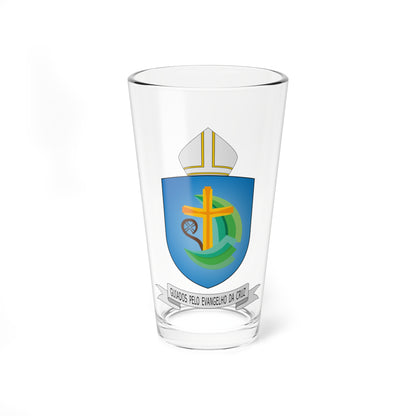 Escudo de Itacir Brassiani (Spain) (Coat of Arms) Pint Glass 16oz