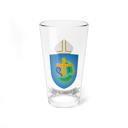 Escudo de Itacir Brassiani (Spain) (Coat of Arms) Pint Glass 16oz