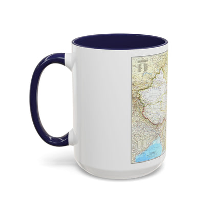 China - The People's Republic (1980) (Map) Accent Coffee Mug