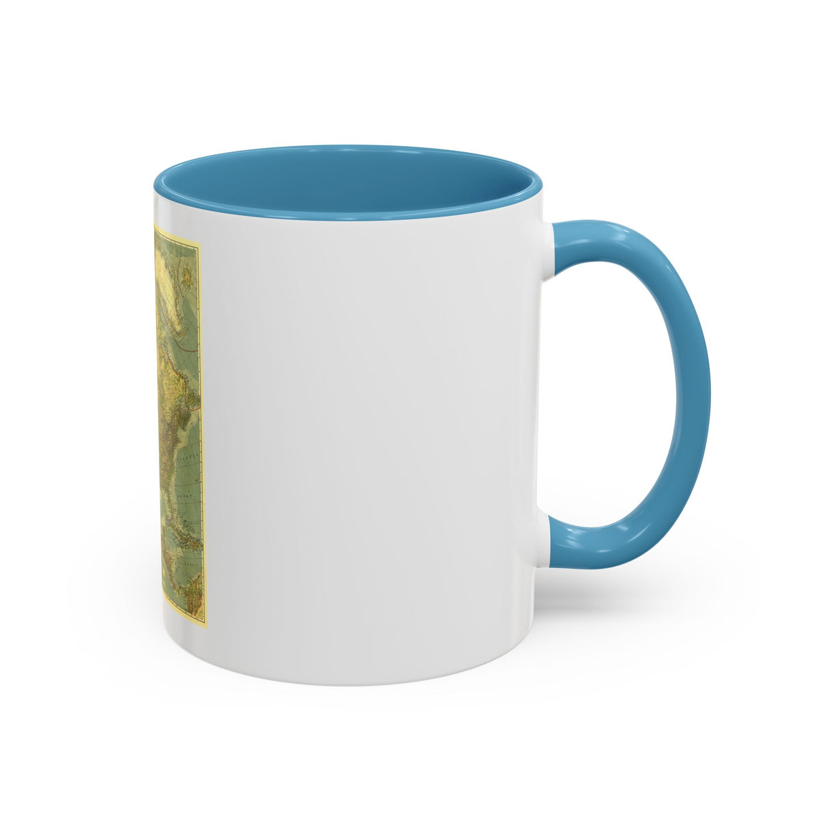 North America (1924) (Map) Accent Coffee Mug