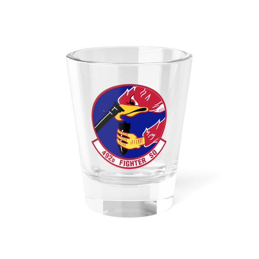 Verre à liqueur 492d Fighter Squadron (US Air Force) 1,5 oz