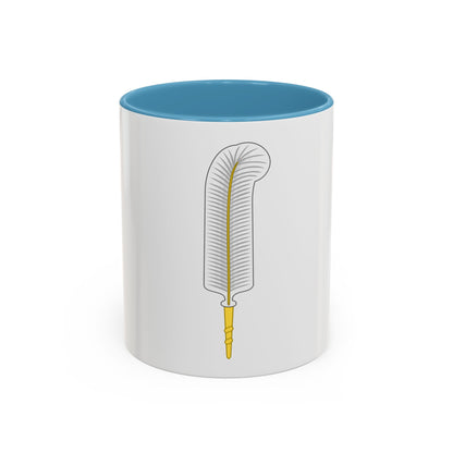 Ostrich Feather Badge - Accent Coffee Mug