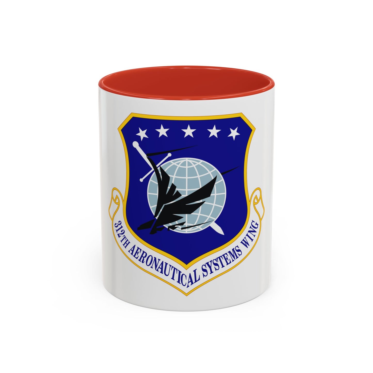 312th Aeronautical Systems Wing (U.S. Air Force) Accent Coffee Mug