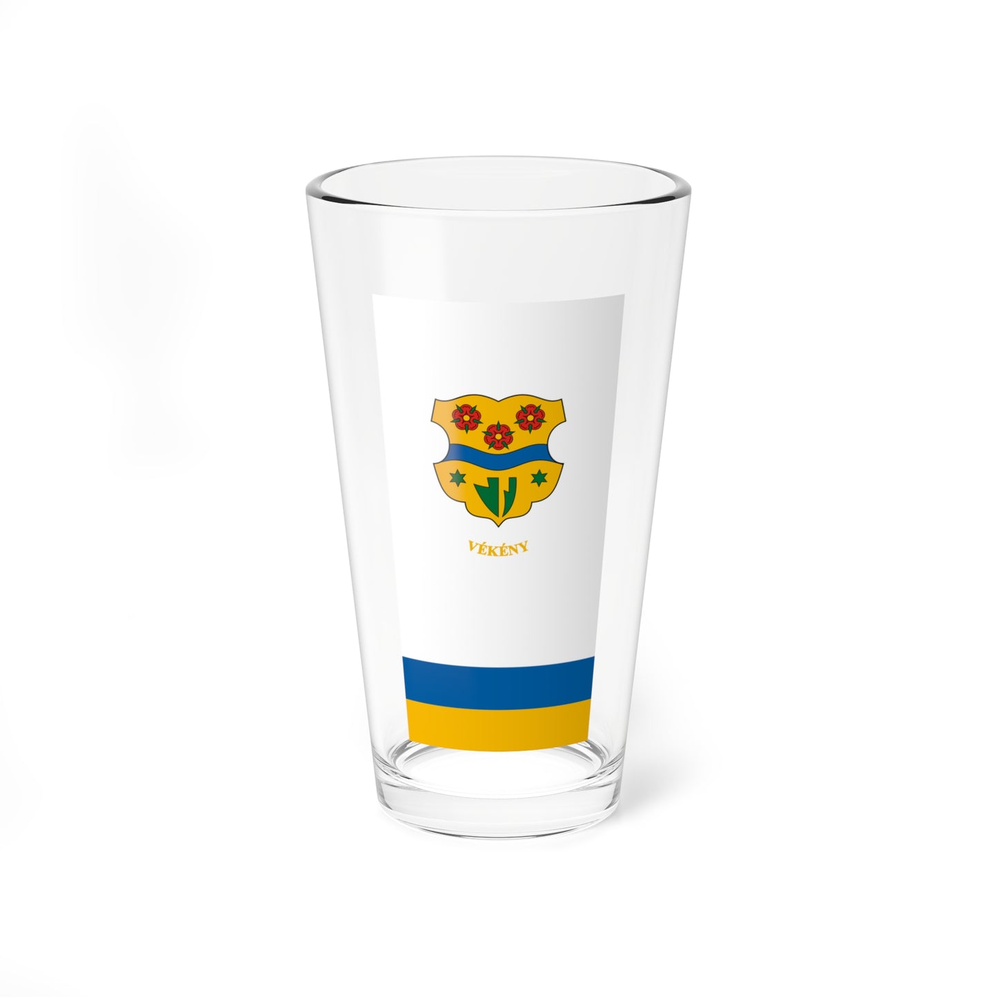 Flag of Vekeny (Hungary) Pint Glass 16oz