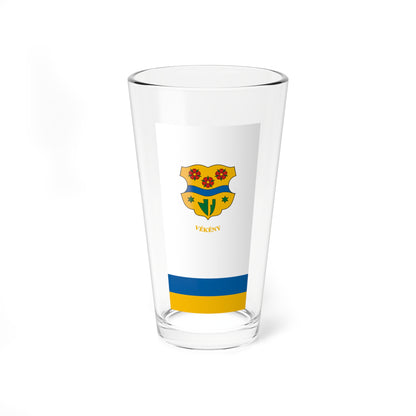 Flag of Vekeny (Hungary) Pint Glass 16oz