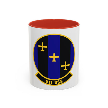 911th Operations Support Squadron (U.S. Air Force) Accent Coffee Mug