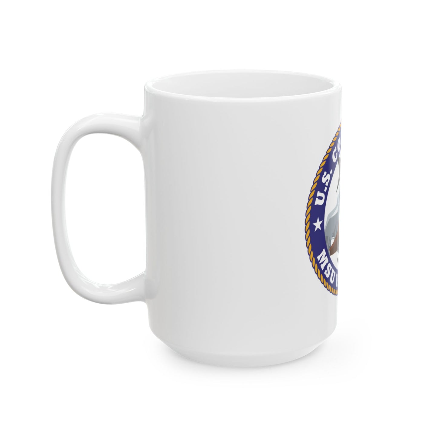 USCG MSU Valdez AK (U.S. Coast Guard) White Coffee Mug