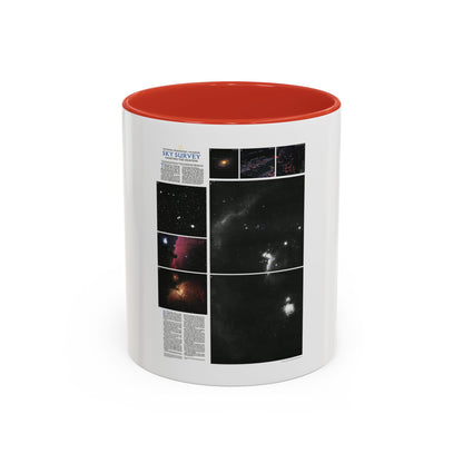 Heavens, The - Palomar Sky Survey (1983) (Map) Accent Coffee Mug