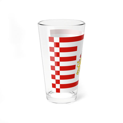 State flag of Bremen (Germany) Pint Glass 16oz