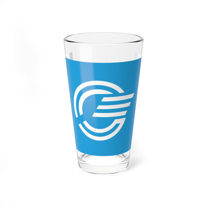 Flag of Sanriku Iwate 1958-2001 (Japan) Pint Glass 16oz