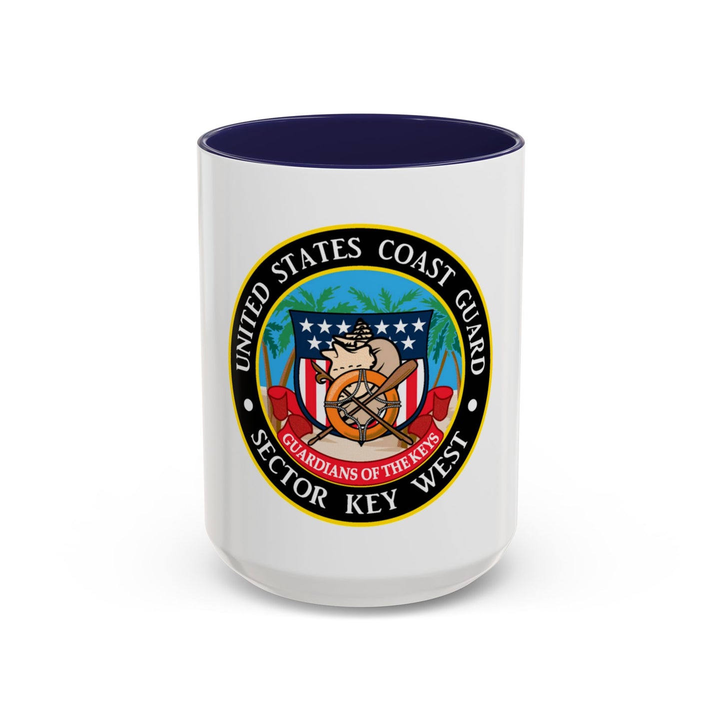 USCG Sector Key West (U.S. Coast Guard) Accent Coffee Mug