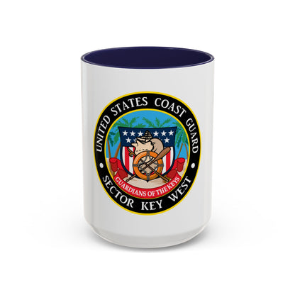 USCG Sector Key West (U.S. Coast Guard) Accent Coffee Mug