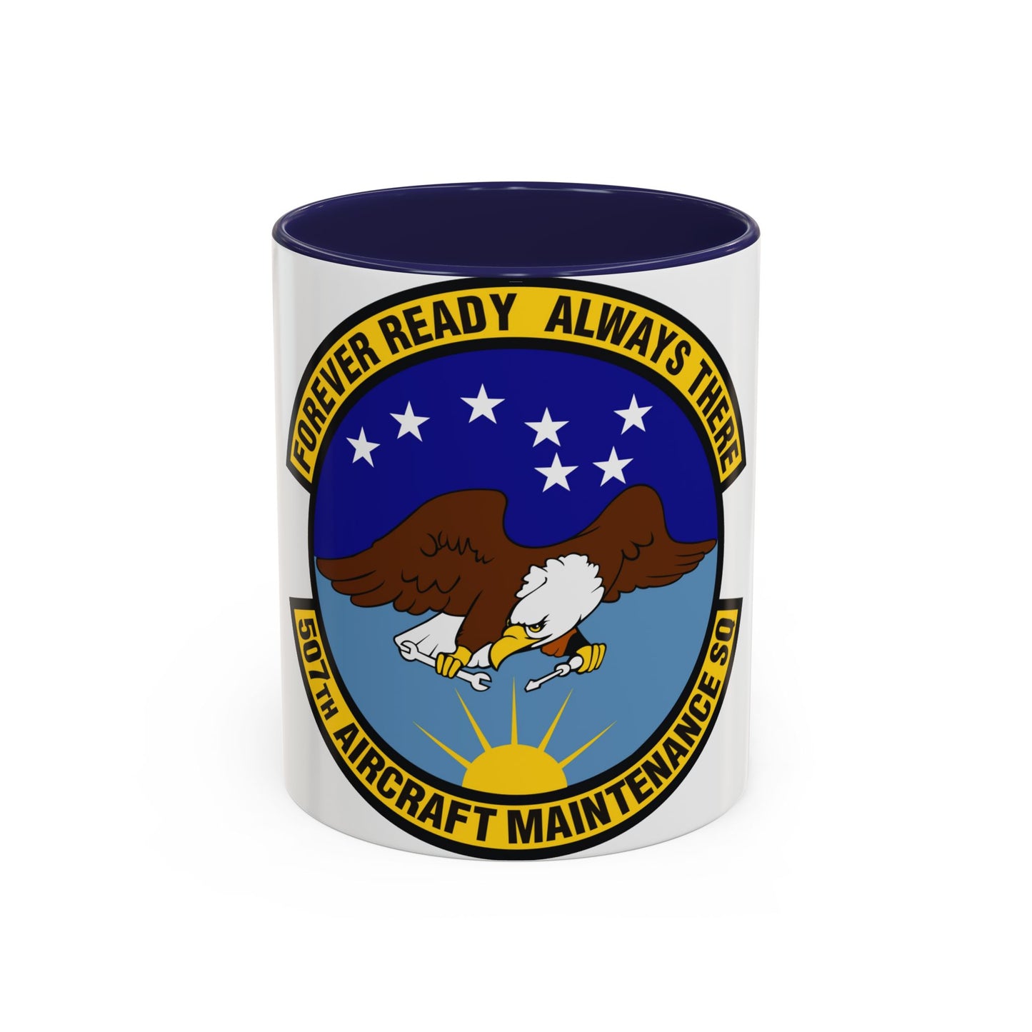 507th Aircraft Maintenance Squadron (U.S. Air Force) Accent Coffee Mug