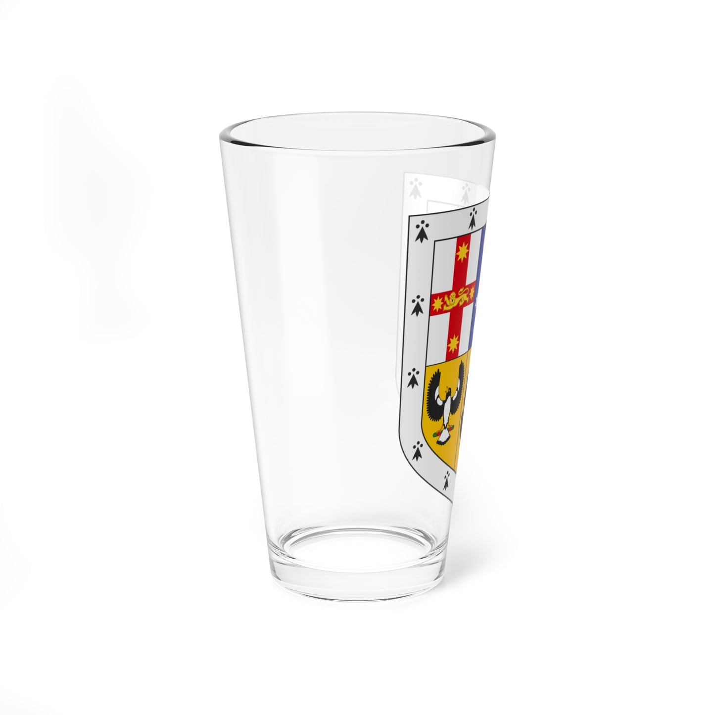 Shield of arms of Australia (Australia) (Coat of Arms) Pint Glass 16oz