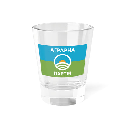 Прапор Аграрноі партіі (Ukraine) Shot Glass 1.5oz