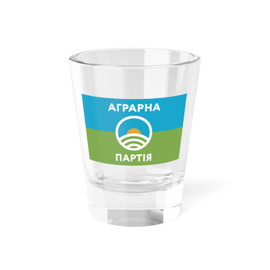 Прапор Аграрноі партіі (Ukraine) Shot Glass 1.5oz