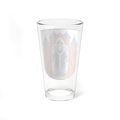 DEU Aschaffenburg COA (Germany) (Coat of Arms) Pint Glass 16oz