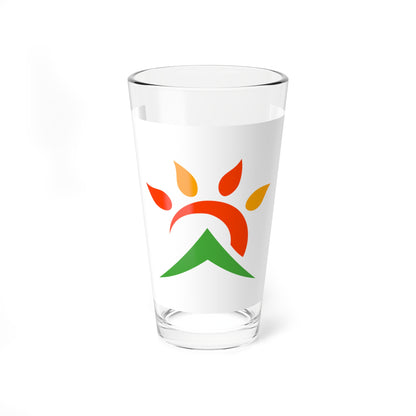 Flag of Asago Hyogo (Japan) Pint Glass 16oz
