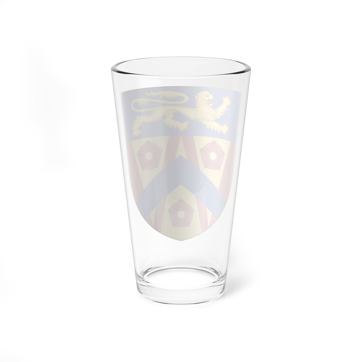 Shield of County College Lancaster (England) (Coat of Arms) Pint Glass 16oz