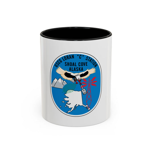 USCG Loran C Station Shoal Cove Alaska (U.S. Coast Guard) Accent Coffee Mug