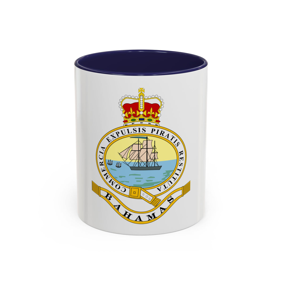 Emblem of the Bahamas (1869-1904; 1953-1964) - Accent Coffee Mug
