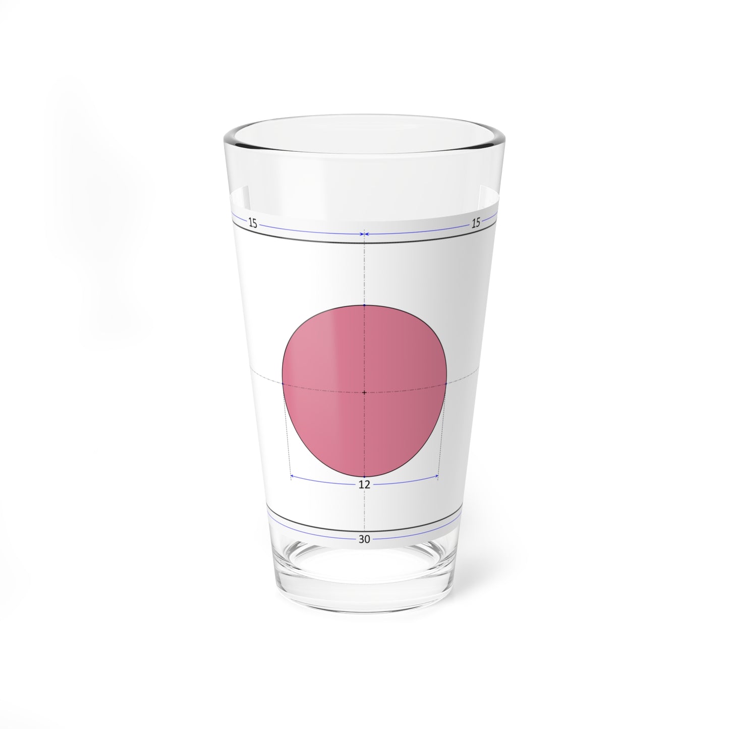 Flag of Japan construction sheet (Japan) Pint Glass 16oz