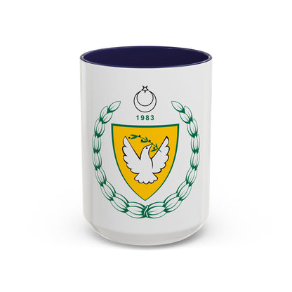 Coat of arms of the Turkish Republic of Northern Cyprus - Accent Coffee Mug