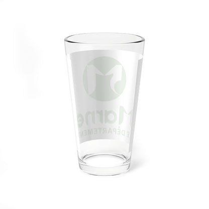 Flag of the Department of Marne (France) Pint Glass 16oz