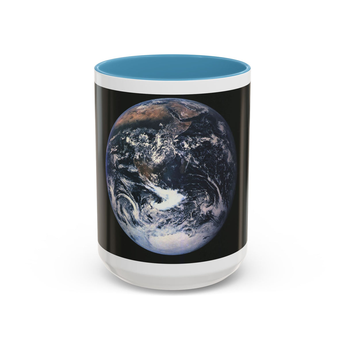 Space - Earth from Space (1973) (Map) Accent Coffee Mug