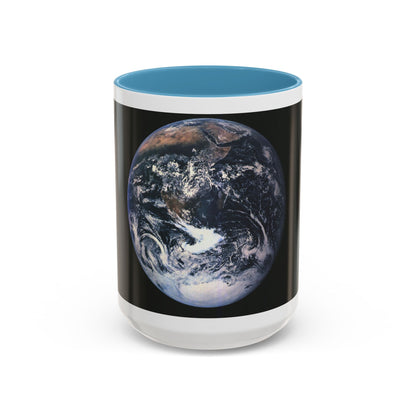 Space - Earth from Space (1973) (Map) Accent Coffee Mug