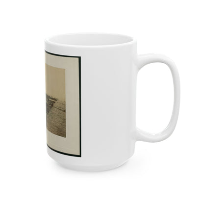 Brady's Incidents Of The War. (Fort Richardson Va.) Camp 1st. Conn Artilery Sic, Col. R.O. Tyler (U.S. Civil War) White Coffee Mug