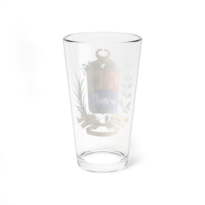 Escudo de Venezuela 1863-1864 (United States) (Coat of Arms) Pint Glass 16oz