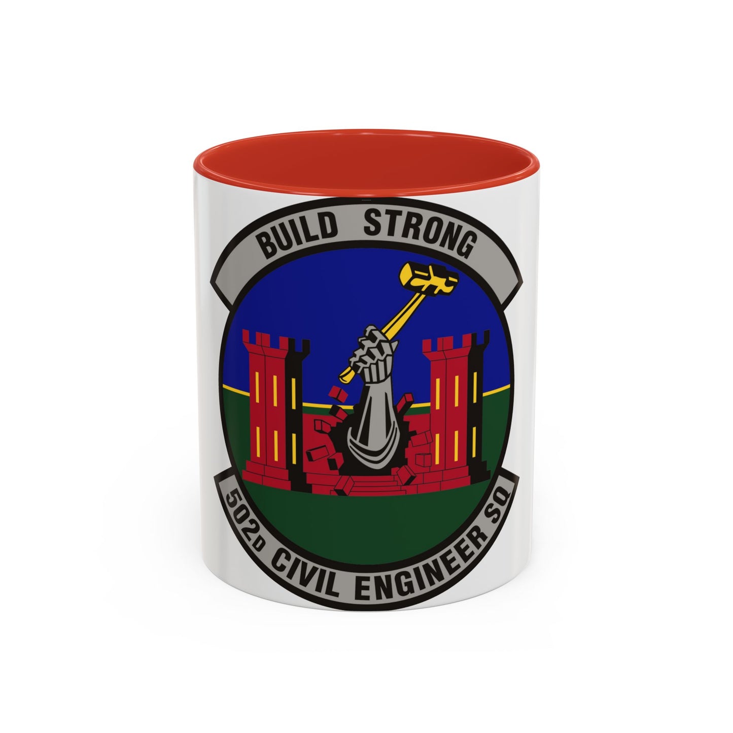 502d Civil Engineer Squadron (U.S. Air Force) Accent Coffee Mug