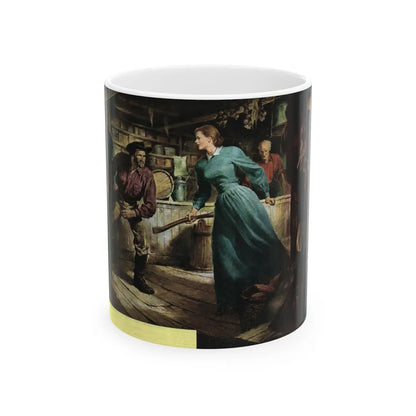 Custom of the Country, Collier's May 29, 1948 - White Coffee Mug-11oz-Go Mug Yourself