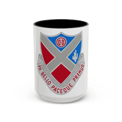 179th Air Defense Artillery Regiment (U.S. Army) Accent Coffee Mug 15oz Black - Go Mug Yourself