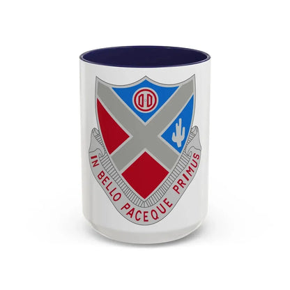 179th Air Defense Artillery Regiment (U.S. Army) Accent Coffee Mug 15oz Navy - Go Mug Yourself