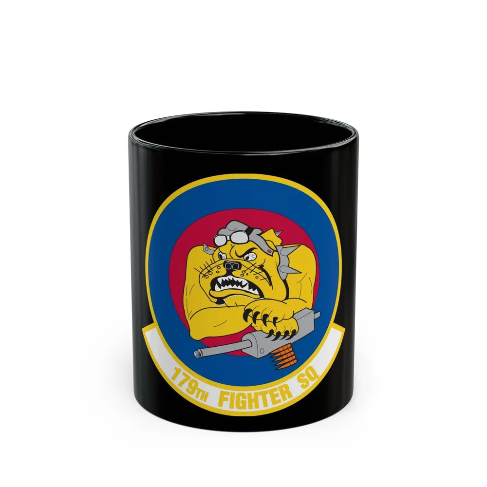 179th Fighter Squadron (U.S. Air Force) Black Coffee Mug-11oz-Go Mug Yourself