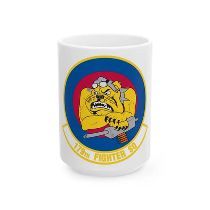 179th Fighter Squadron (U.S. Air Force) White Coffee Mug-15oz-Go Mug Yourself