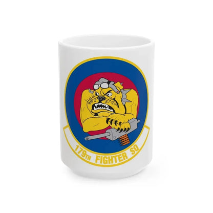 179th Fighter Squadron (U.S. Air Force) White Coffee Mug 15oz - Go Mug Yourself