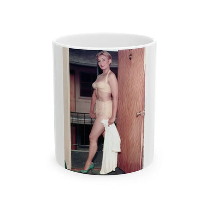 Kim Novak #325 (Vintage Female Icon) White Coffee Mug-11oz-Go Mug Yourself