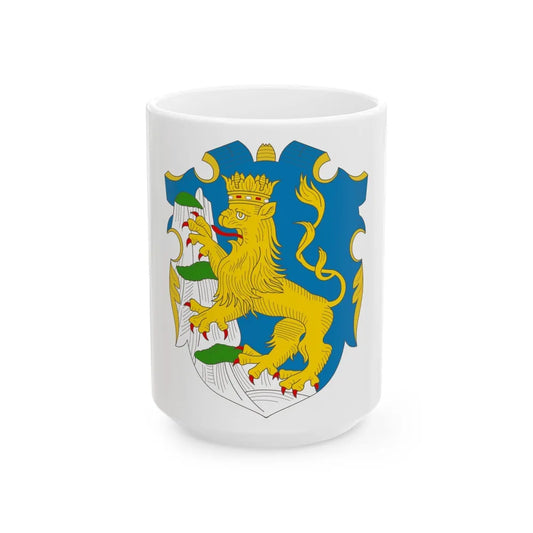 Coat of arms of the Rus Voivodship - White Coffee Mug-15oz-Go Mug Yourself