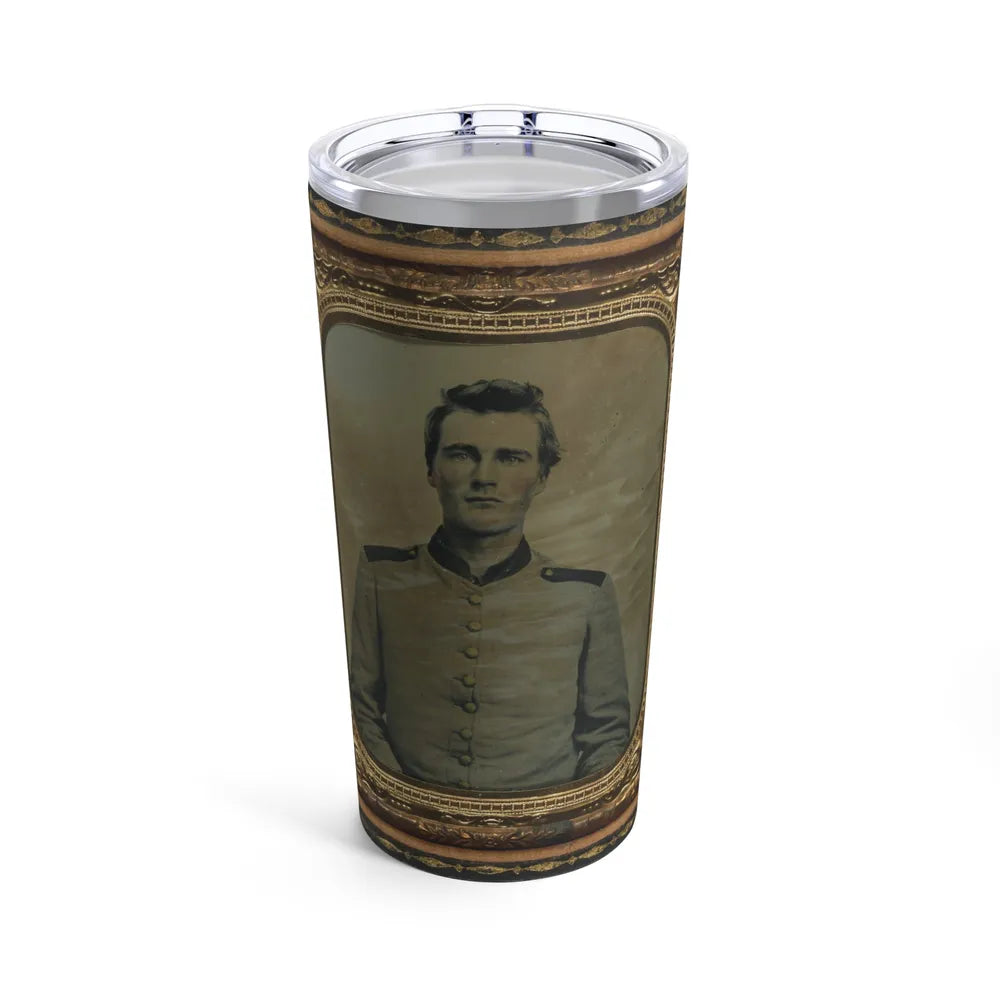 Unidentified Soldier In Confederate Uniform 001 (U.S. Civil War) Tumbler 20oz-20oz-Go Mug Yourself