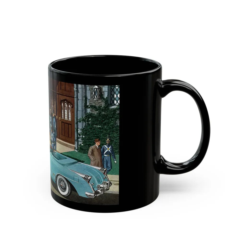 Buick Skylark, Esquire magazine, November 1954 - Black Coffee Mug-Go Mug Yourself