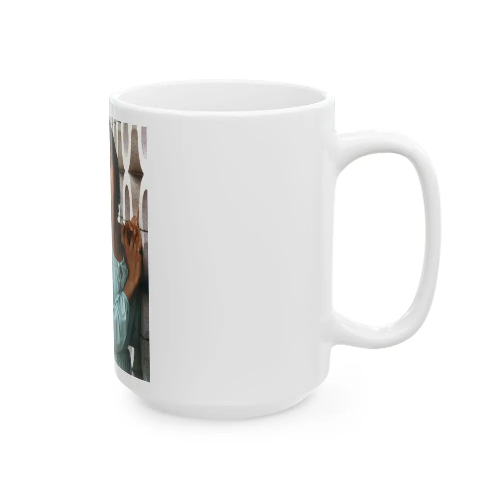 Lynda Carter #238 (Vintage Female Icon) White Coffee Mug-Go Mug Yourself