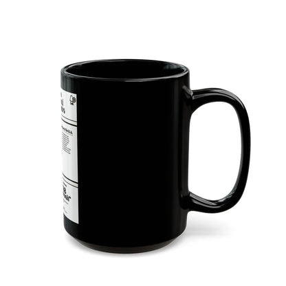 Suzi Quatro 1974 (Music Poster) Black Coffee Mug-Go Mug Yourself