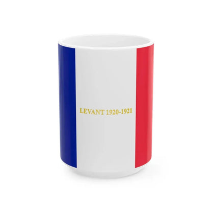 17e regiment de tirailleurs senegalais - drapeau (France) White Coffee Mug 15oz - Go Mug Yourself