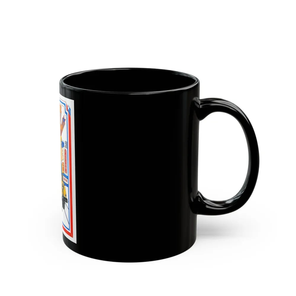 DEBBIE DOES LAS VEGAS 1981 Movie Poster - Black Coffee Mug-Go Mug Yourself