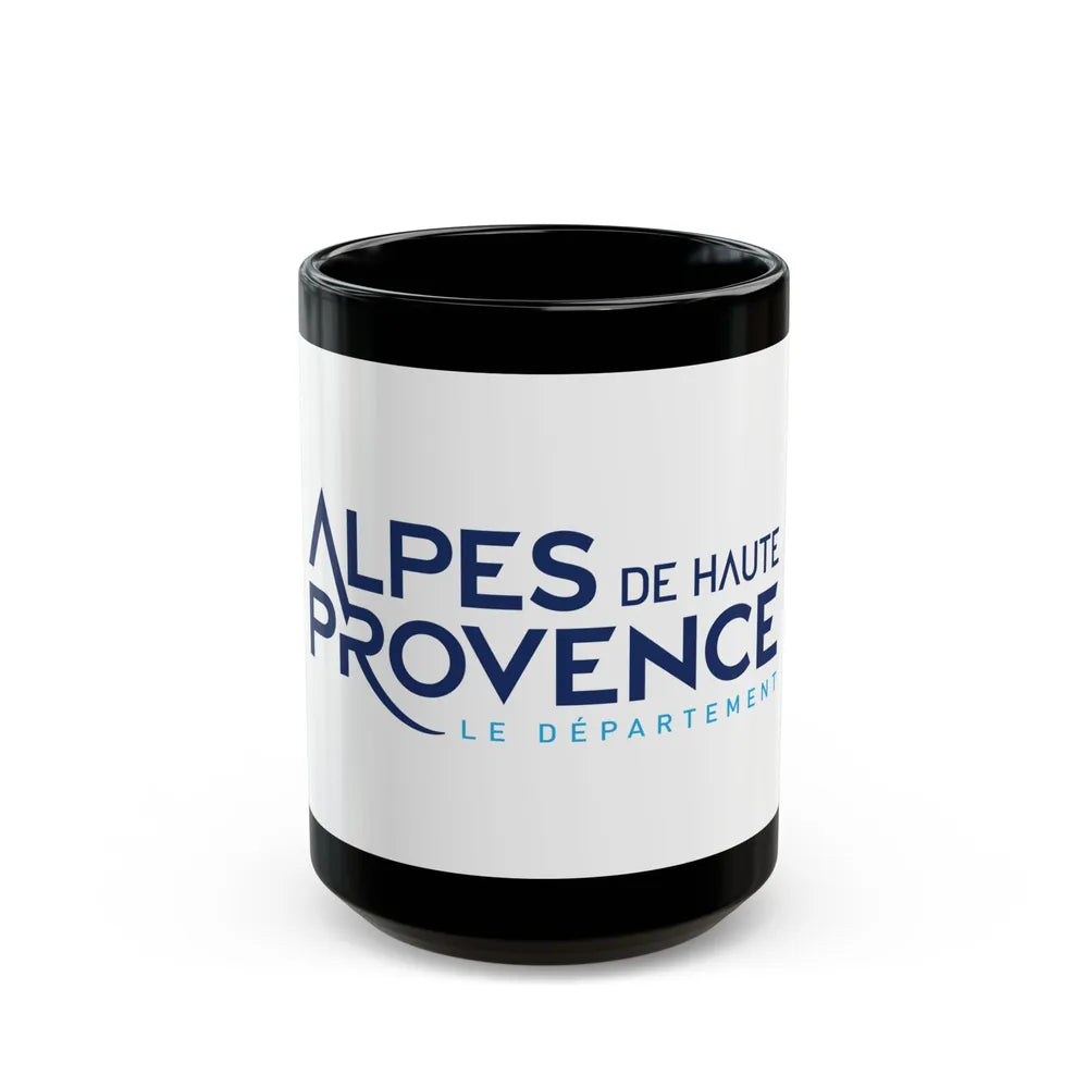 Flag of Alpes de Haute Provence France - Black Coffee Mug-15oz-Go Mug Yourself