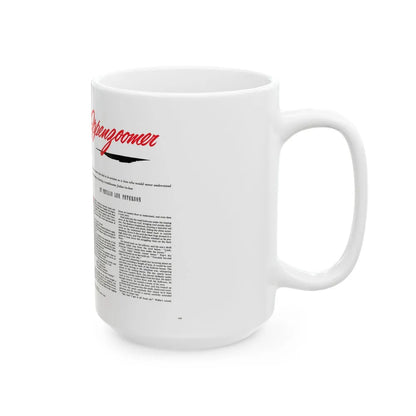 Dear Mr. Oppenzoomer, The American Magazine, December 1952 - White Coffee Mug-Go Mug Yourself