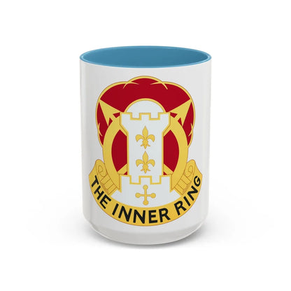 17th Artillery Group (U.S. Army) Accent Coffee Mug-15oz-Light Blue-Go Mug Yourself